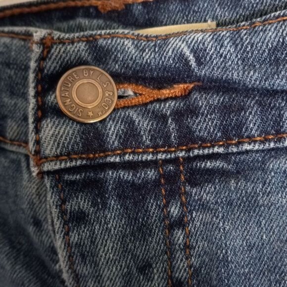 Signature By Levi Strauss W36 L32 Mens Athletic Jeans Medium Wash Blue Denim - Picture 5 of 15